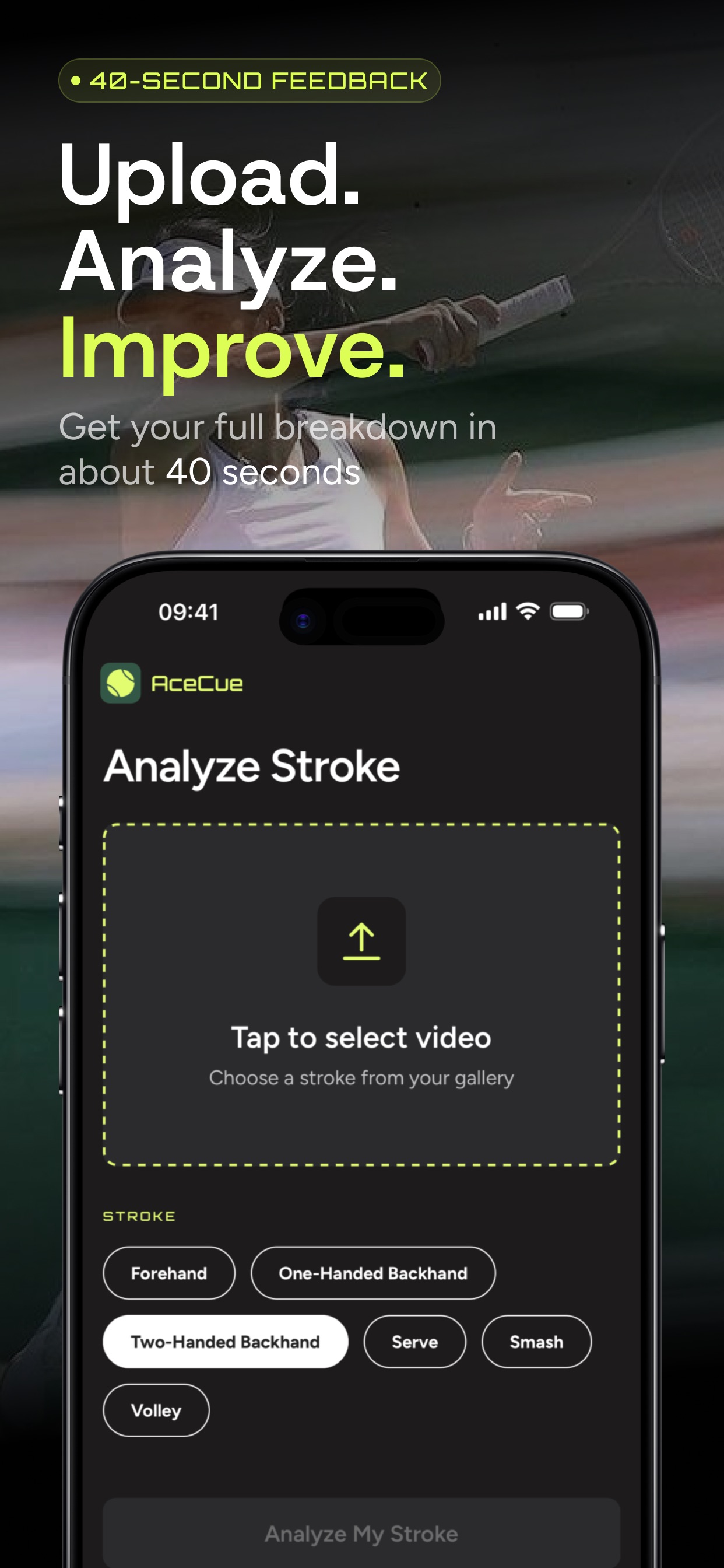 Screenshot 4 of AceCue: AI Tennis Coach