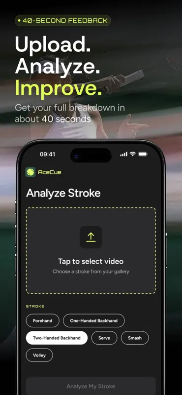 AceCue: AI Tennis Coach screenshot 4 of 5