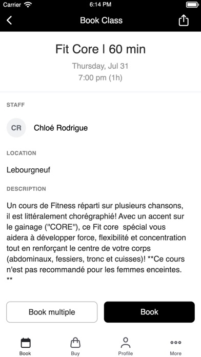 Screenshot #3 pour Yoga Fitness Mobile