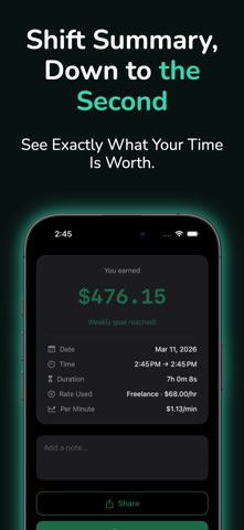 CashN: Live Earnings Counter screenshot
