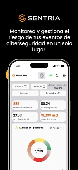 Sentria screenshot 1