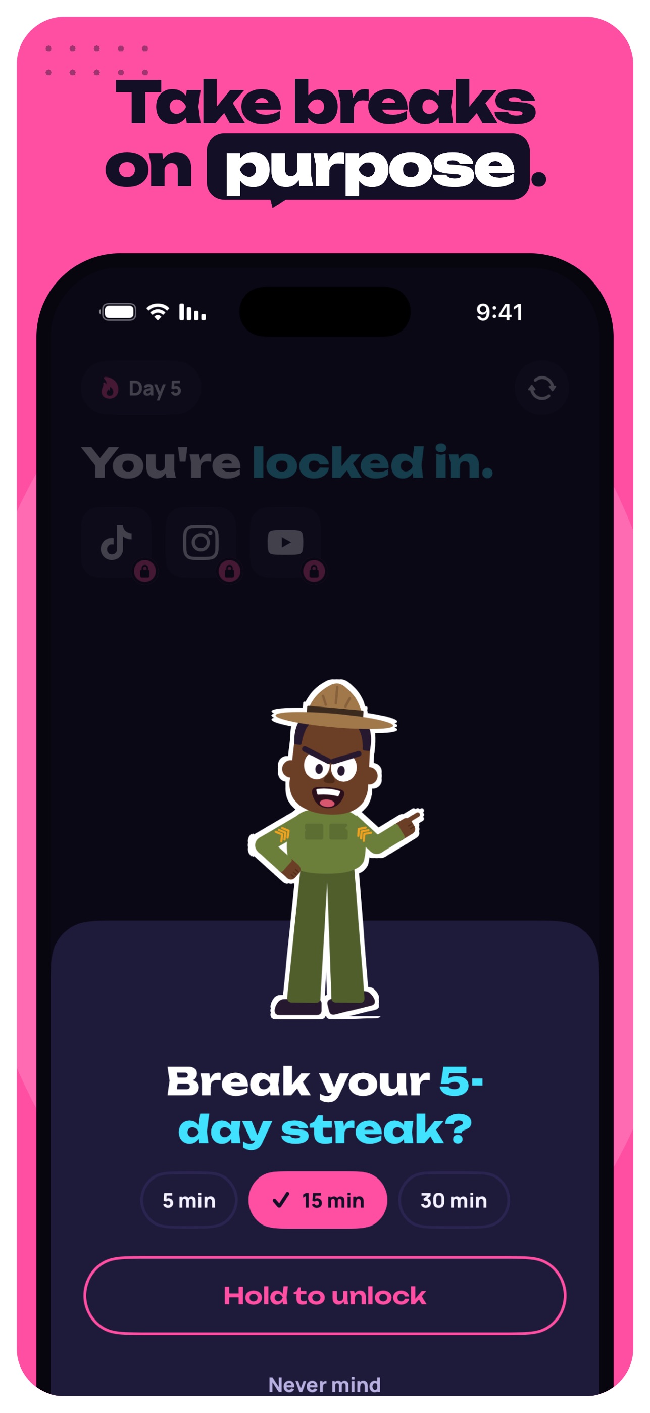 Screenshot 5 of Intervention: App Blocker