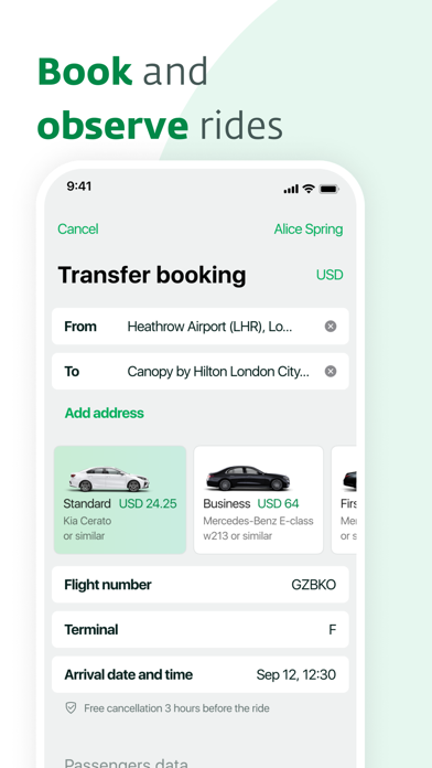 i'way: Airport Transfers Screenshot 3 - AppWisp.com i'way: Airport Transfers Screenshot 3 - AppWisp.com