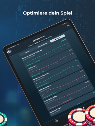 Pokerheads - Heads-up Poker iPad screenshot