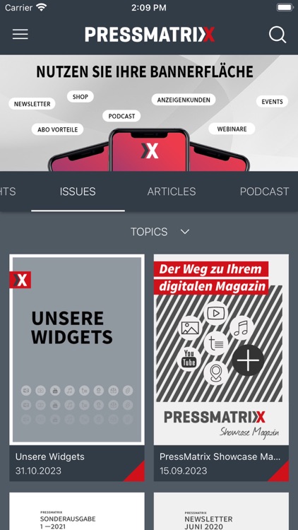PressMatrix Live Multikiosk