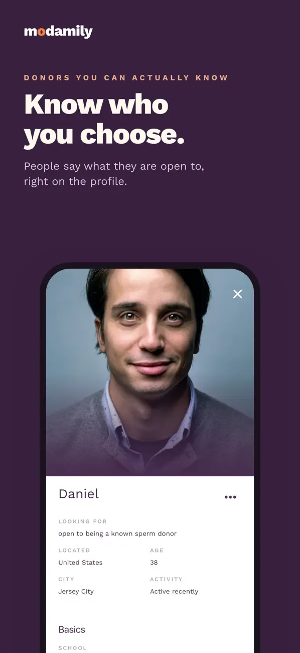 Screenshot #2 pour Modamily: Coparent Donor Match