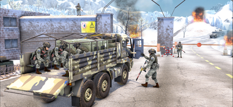 Military Truck Driver Game 3D screenshot 2