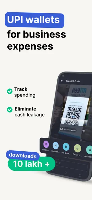 CashBook-UPI Wallets for Staff iPhone screenshot 1