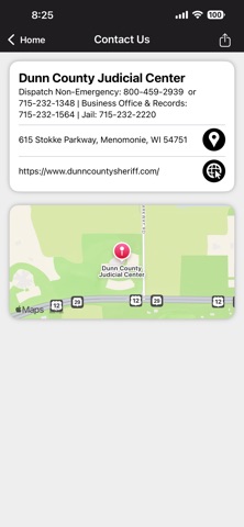 Dunn County Sheriff, WI Screenshot 2 of 3