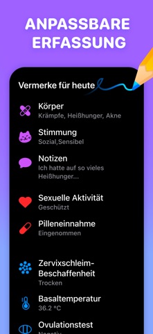 Cycles: Zyklus-Tracker screenshot 8