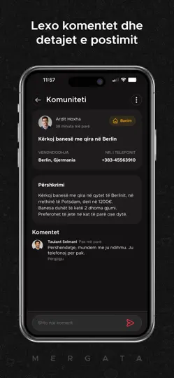 Screenshot von Mergata auf dem iPhone 5