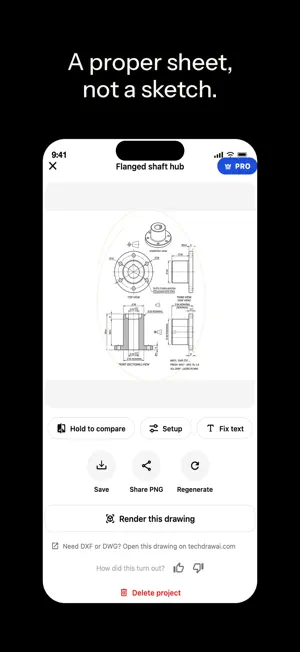 TechDraw AI: Technical Drawing screenshot 4