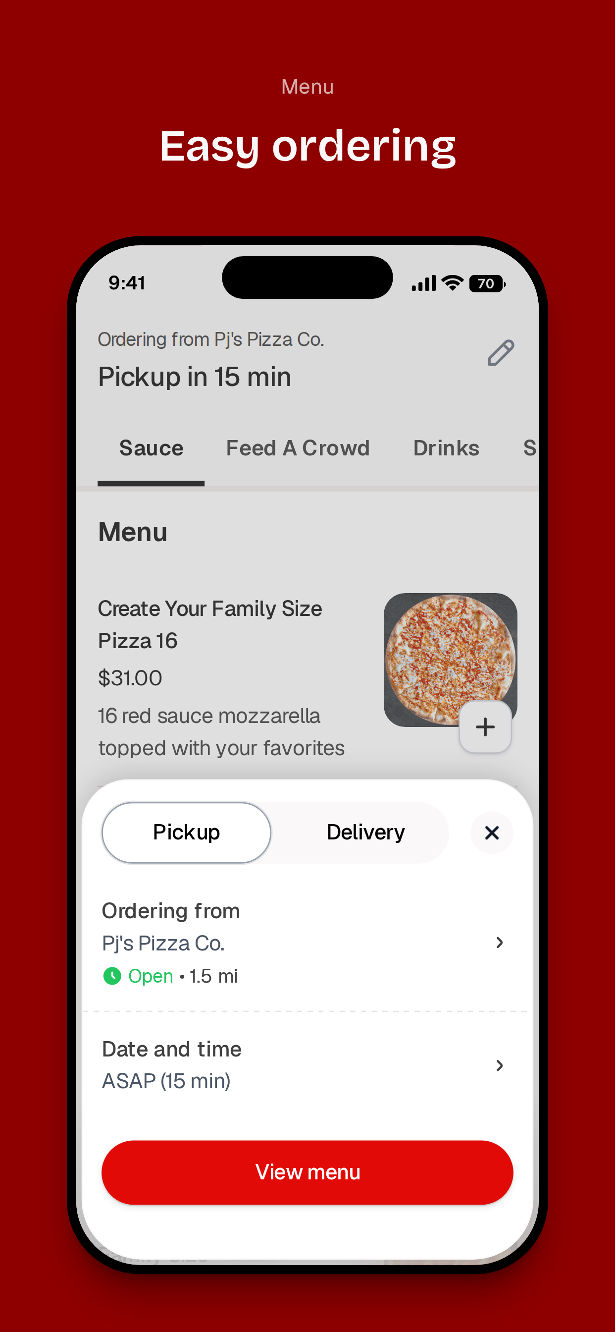 PJ's Pizza To Go screenshot 3