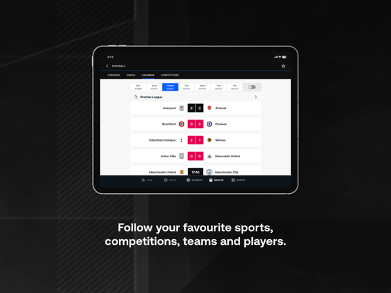 Eurosport: Live & Nieuws iPad app afbeelding 7
