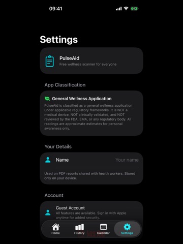 PulseAid iPad screenshot