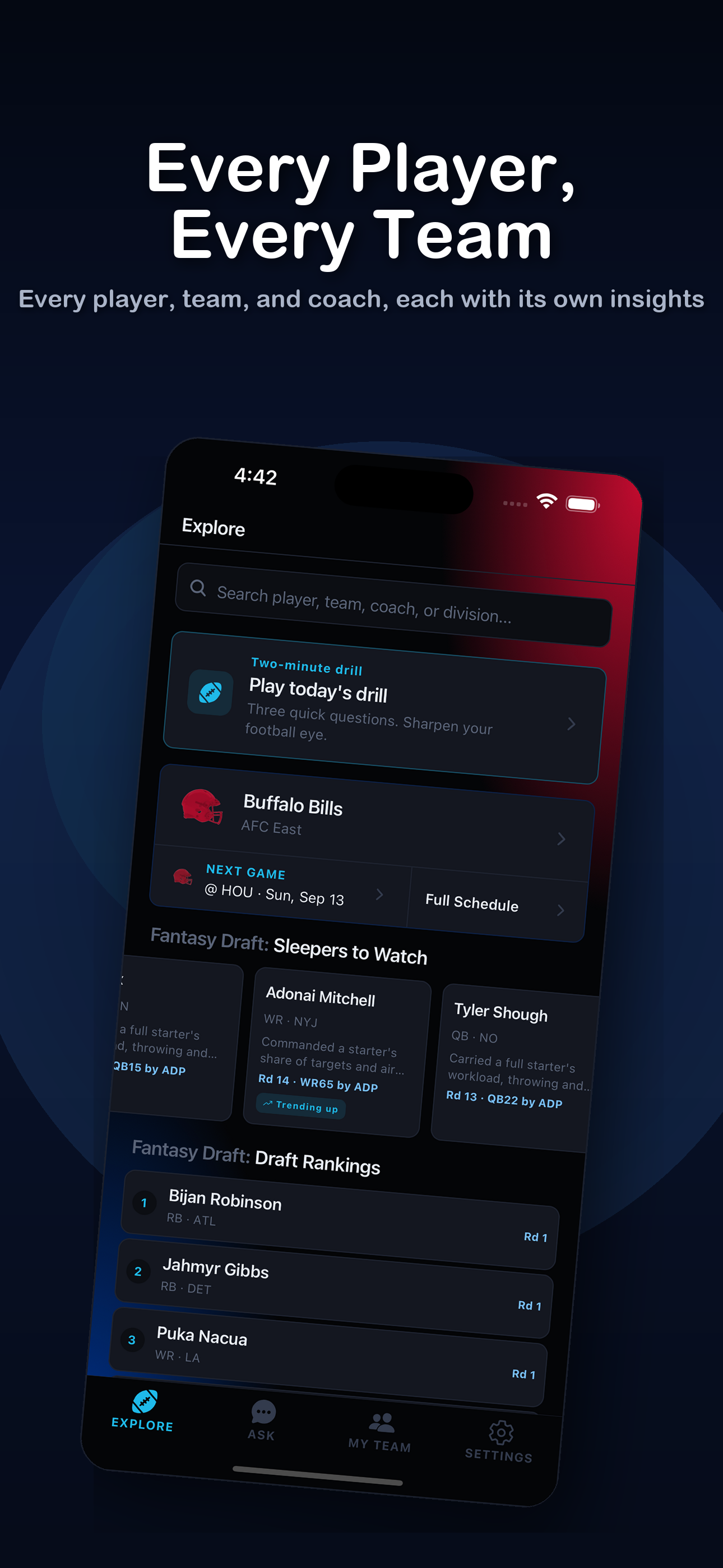FanIQ: NFL Stats & Fantasy screenshot 11