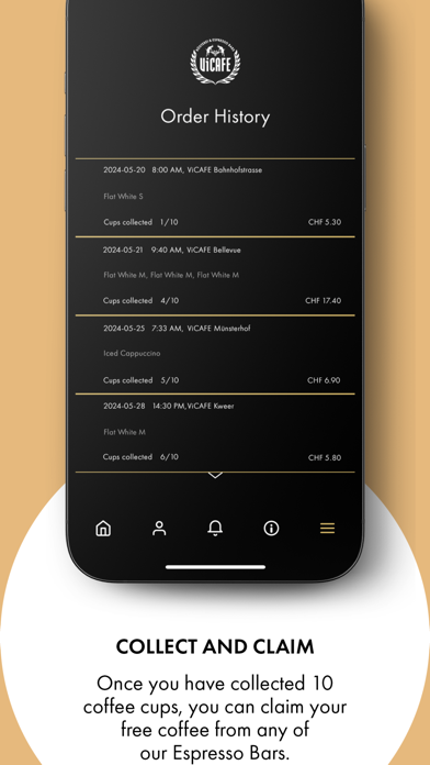 ViCAFE Loyalty Screenshot