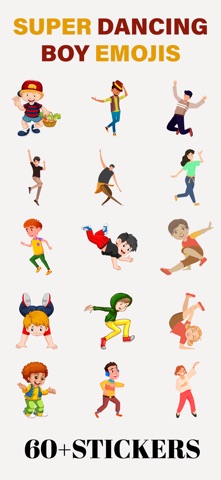 Super Dancing Boy Emojis Screenshot 3 of 4