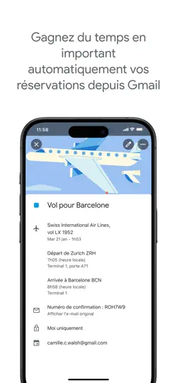 Capture d'écran de Google Agenda : Organisez-vous sur iPhone 5