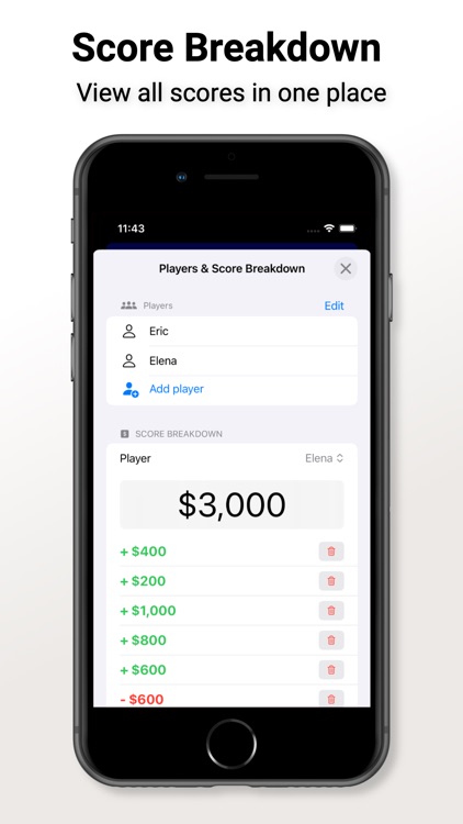 Score Tracker for Jeopardy!