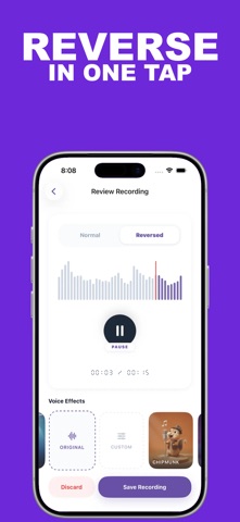 Reverse Audio: Sing Voices Screenshot 1 of 6