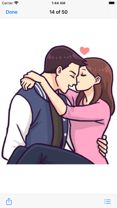 Screenshot #3 pour Romantic Couple Sticker Pack#7