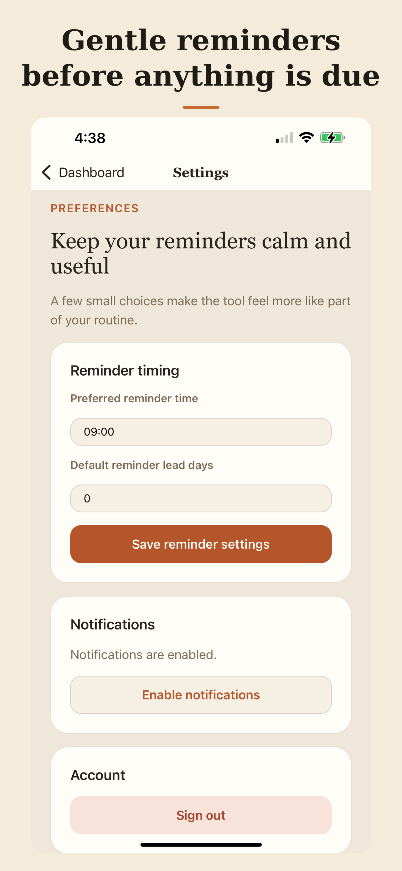 Sundry: Home Reminders screenshot 2