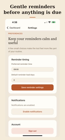 Sundry: Home Reminders screenshot