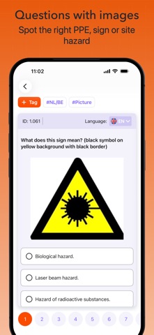 VCA Exam Prep English Test iPhone screenshot