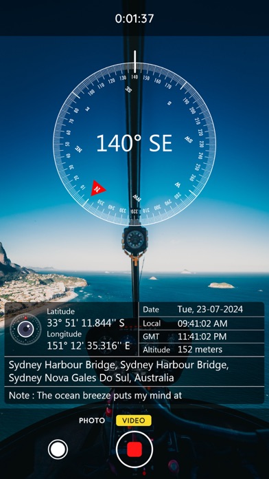 GPS Map Camera Lite: Timestamp Screenshot