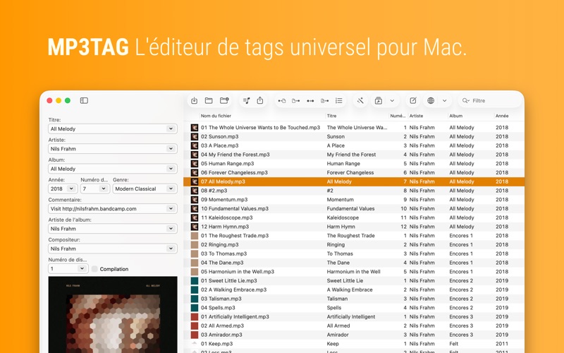 Screenshot #1 pour Mp3tag