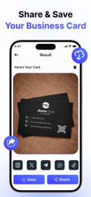 Digital Business Card: LuxCard screenshot