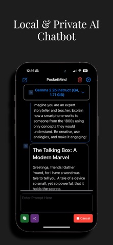 PocketMind, Private & Local AI Screenshot 2