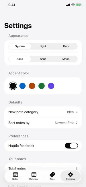 Jot - Notes screenshot 3