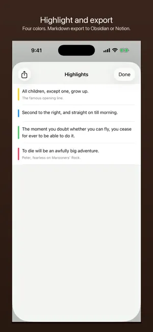 Leafmark: EPUB Reader & Notes screenshot 4