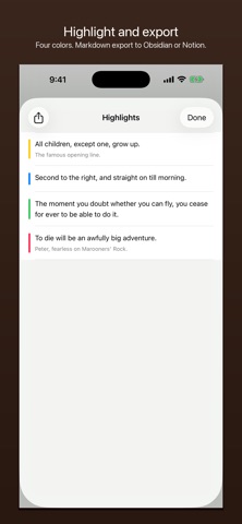 Leafmark: EPUB Reader & Notes Screenshot 4 of 8