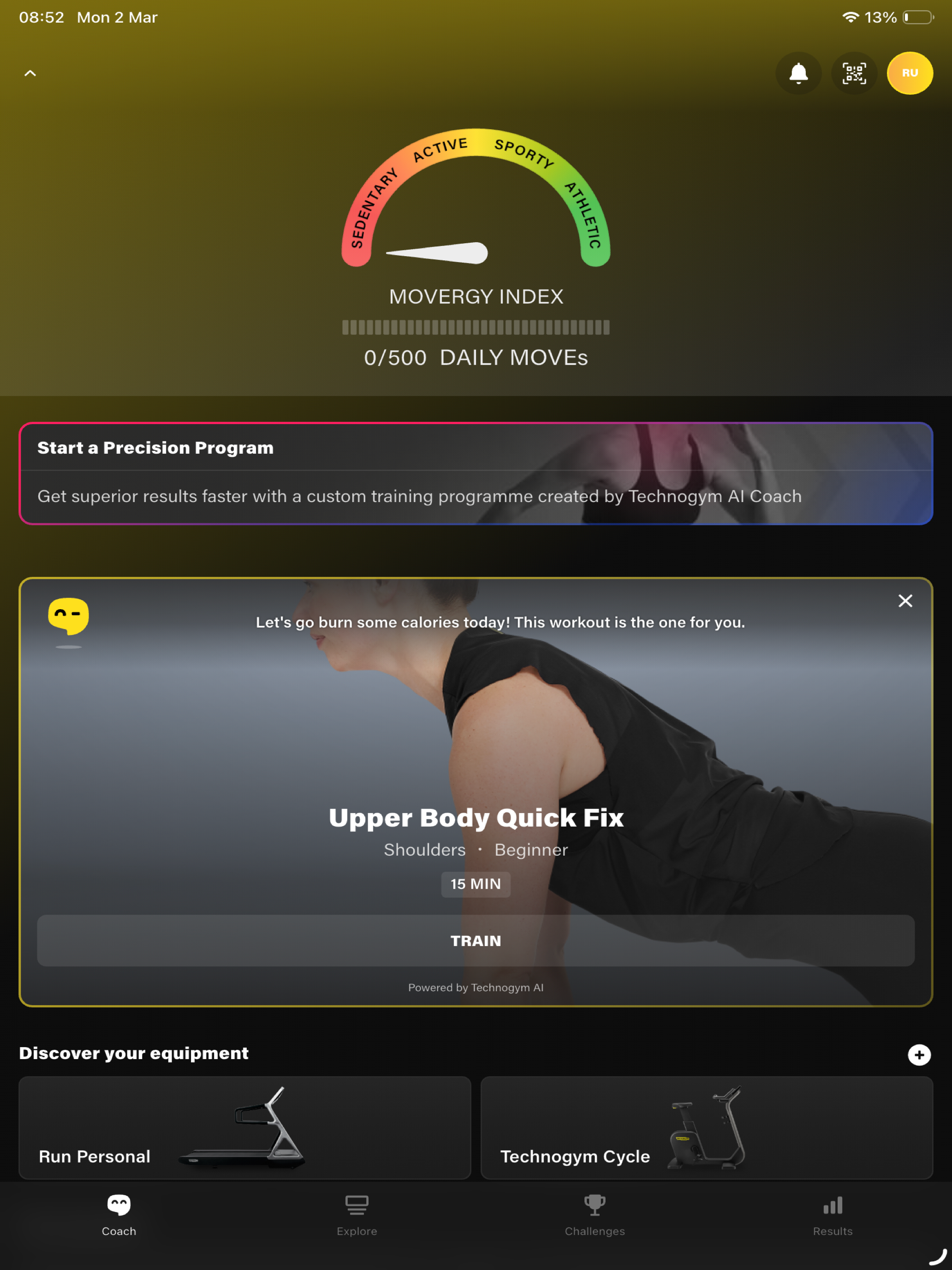 Technogym: Training & Gym app