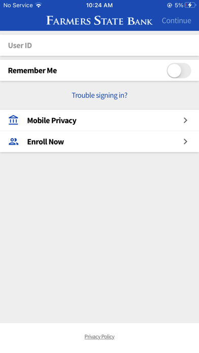 Farmers State Bank Mobile Screenshot
