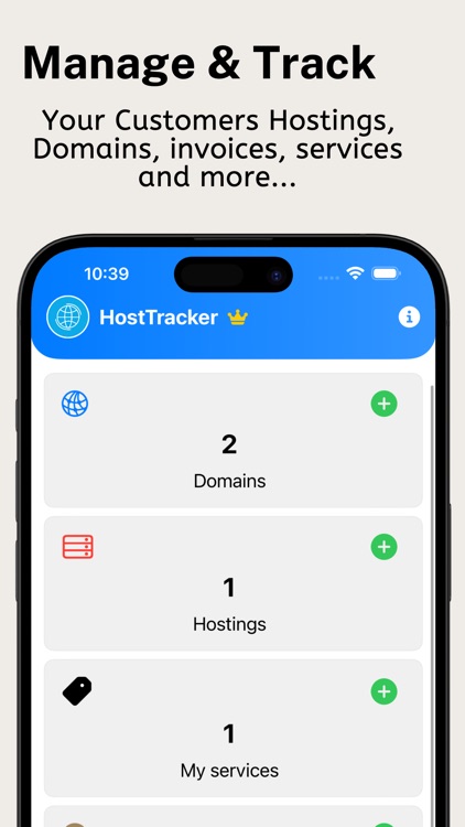 Hosting Tracker