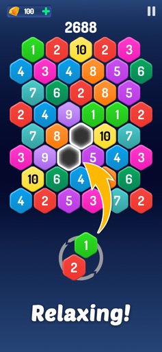 Merge Hexa™ Number Puzzle Game screenshot