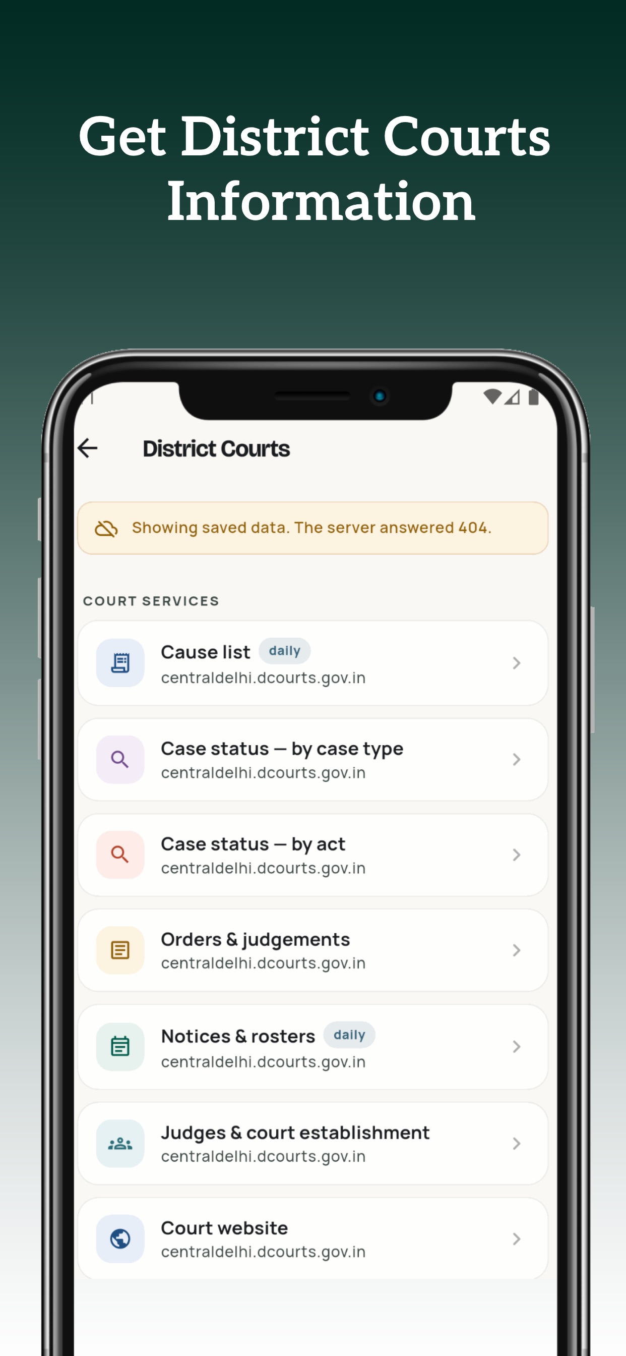 Screenshot 1 of Advocate Desks