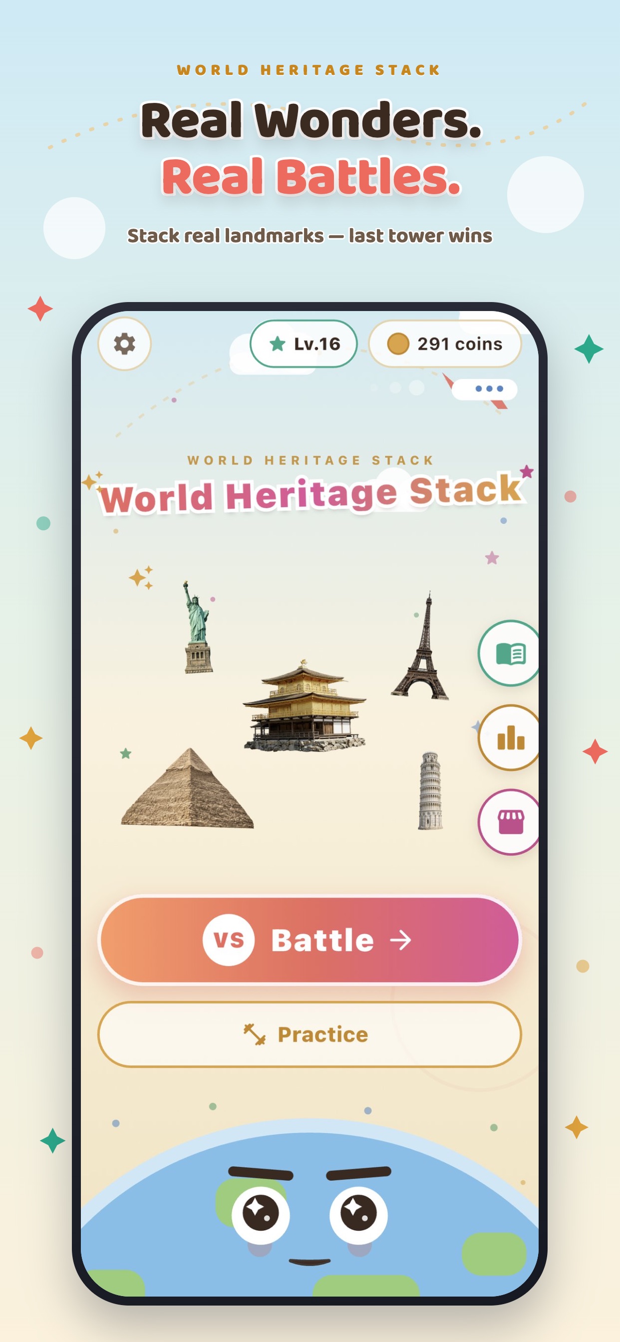 Screenshot 1 of World Heritage Stack