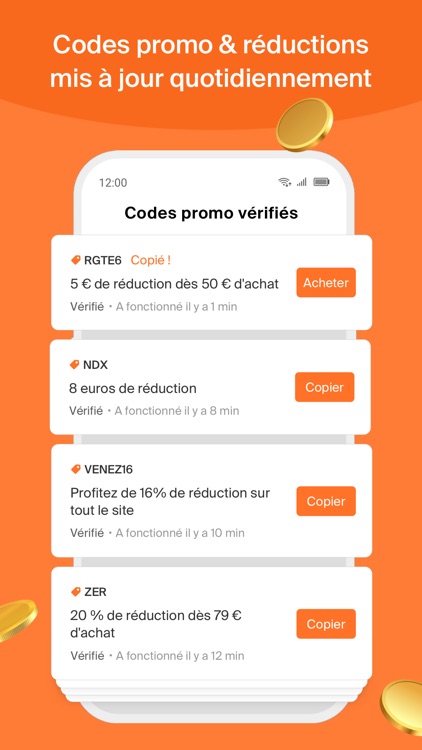 Mino: Codes promo automatiques