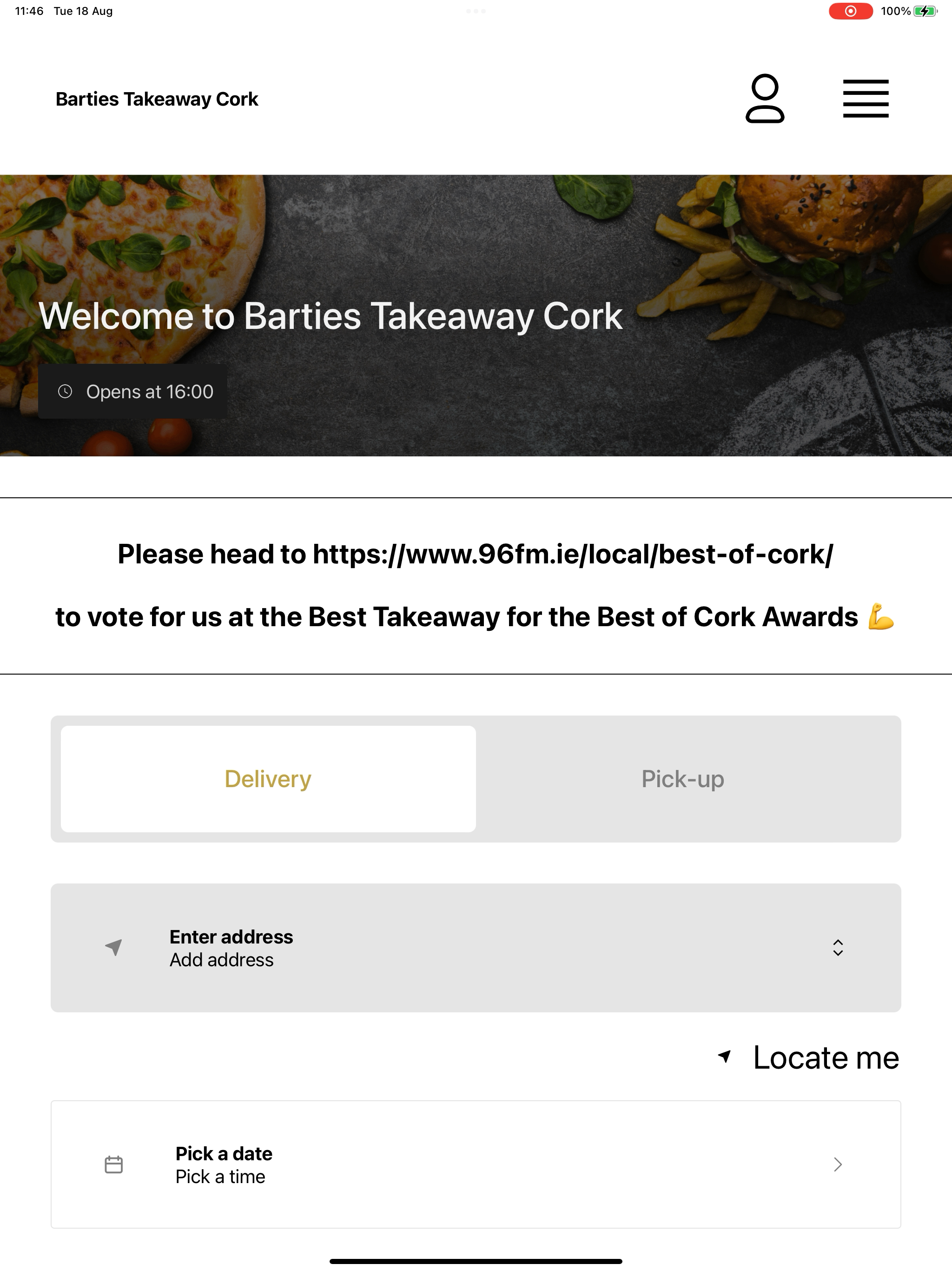 Barties Takeaway Cork screenshot 10