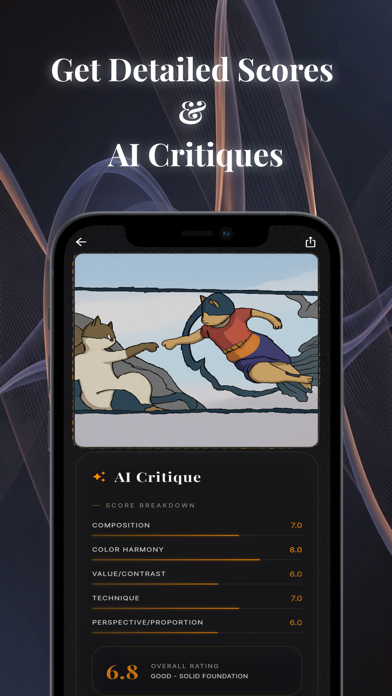 Coartist: AI Art Feedback screenshot
