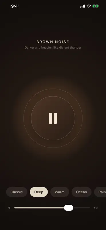 Brown Noise Player screenshot 1 of 4