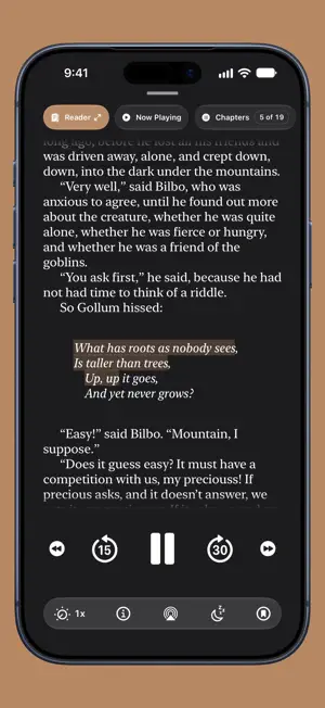 Prologue Audiobook Player screenshot 2
