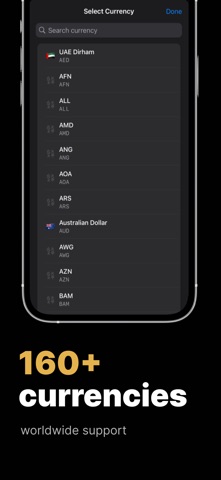 Currency Converter — Curex Screenshot 3 of 5