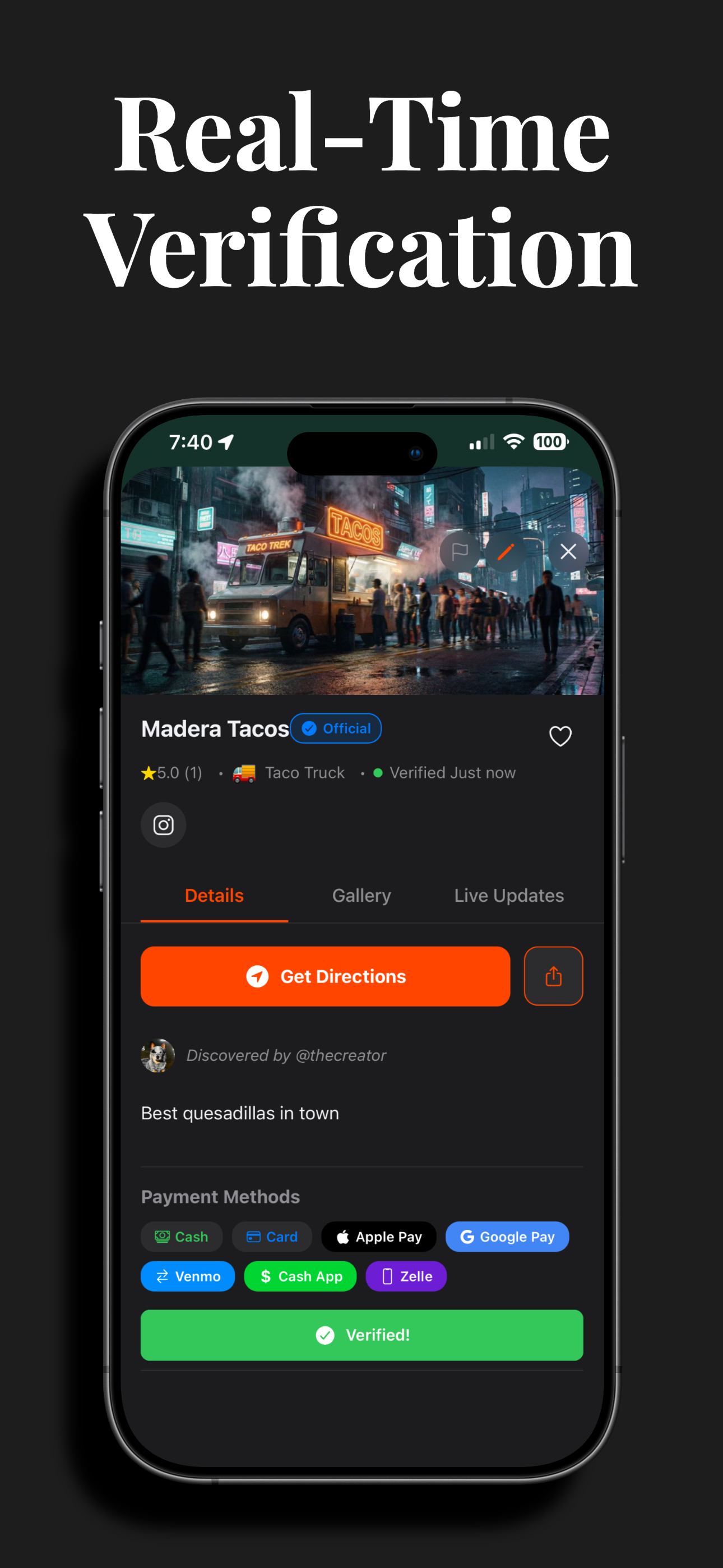 StreetHeat - StreetFood Finder