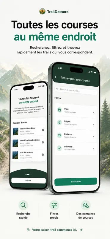 TrailDossard: Calendrier Trail screenshot 2 of 5
